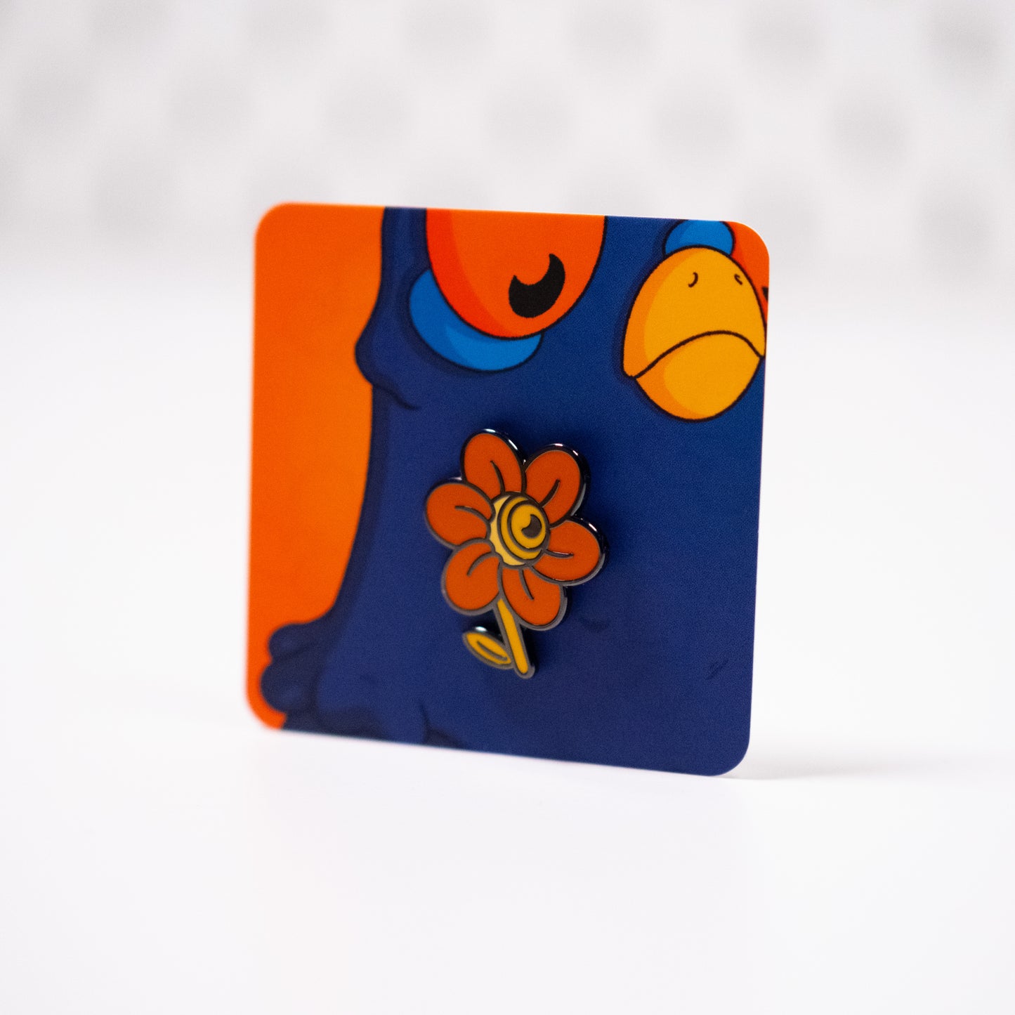 Flower Cam Pin Badge