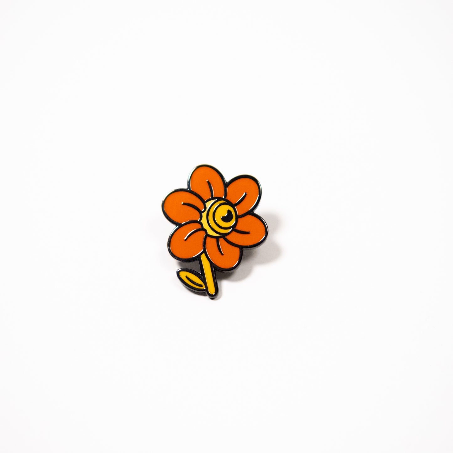 Flower Cam Pin Badge